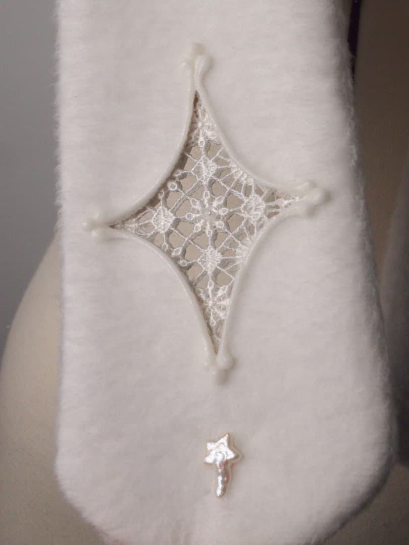 【AW限定】-ˋˏ一等星マフラー(カラー名：FOAMY MILK)ˎˊ-