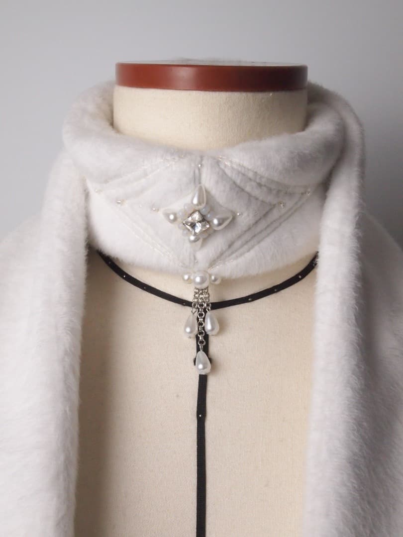 【AW限定】-ˋˏ一等星マフラー(カラー名：FOAMY MILK)ˎˊ-