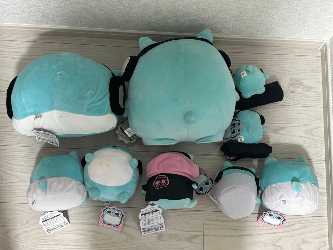 BLUE HAMHAM ブルーハムハム ぬいぐるみ まとめ売り タグ付き 9点