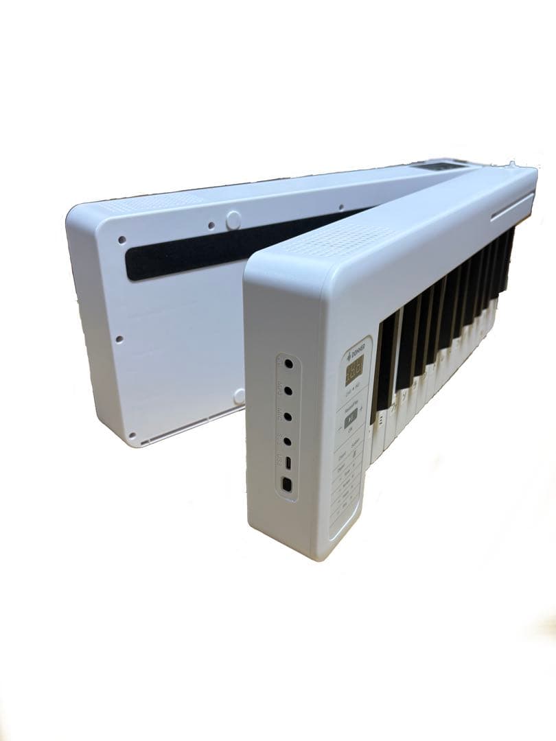 DONNER 折りたたみ電子ピアノ 61鍵 ペダル・譜面台付き