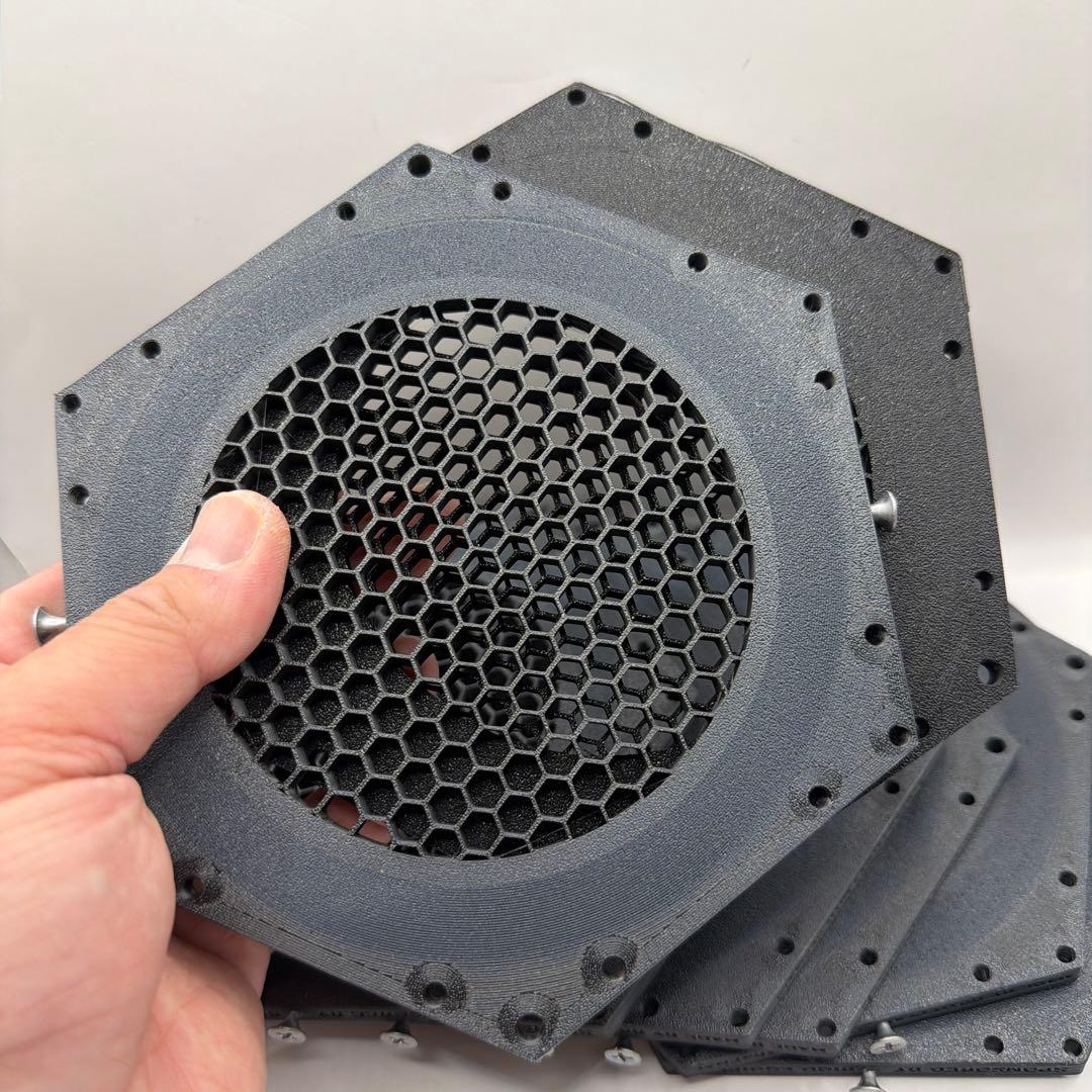 先行販売 3Dプリント着生材 ∞ 墨色 7枚(1)