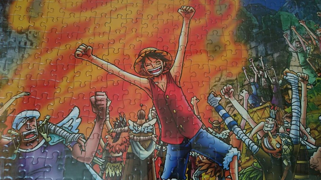 ワンピースパズル 1000ピース完成品！