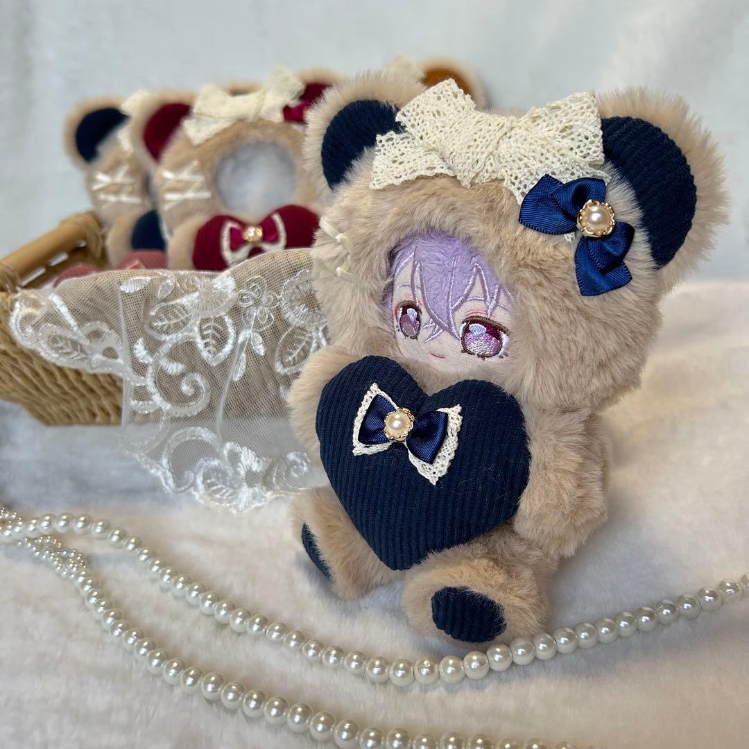 持てるよくまさん.12〜14cm/ネイビー❤︎おすわりぬい服 着ぐるみ ちびぐるみ