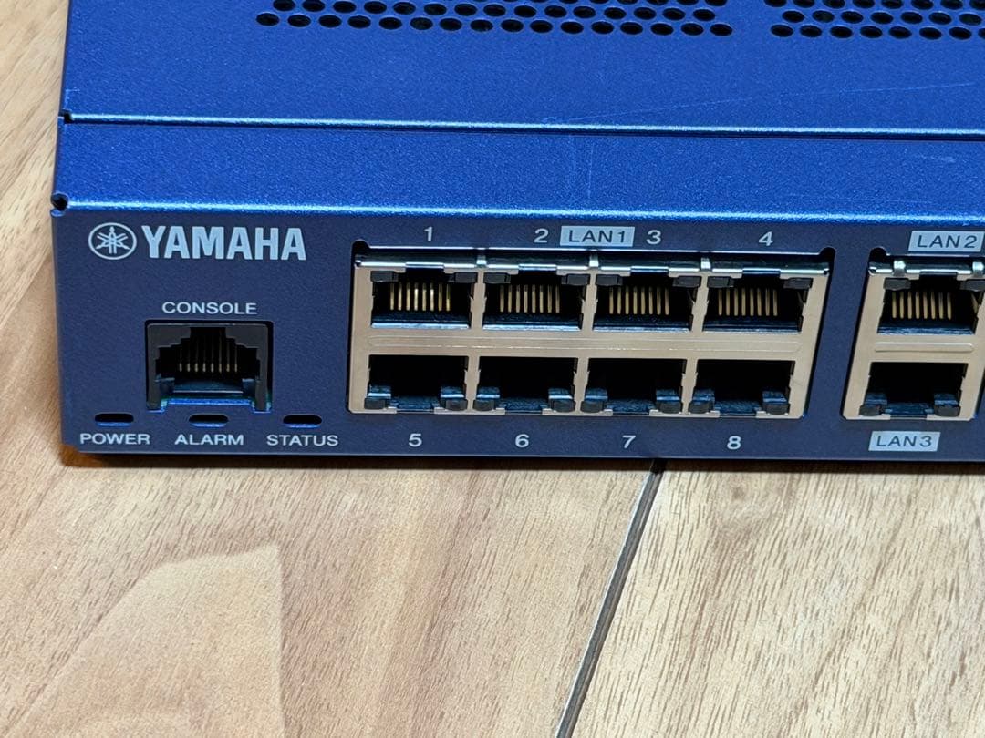YAMAHA RTX1210 有線LANルーター 最新FW 初期化済み