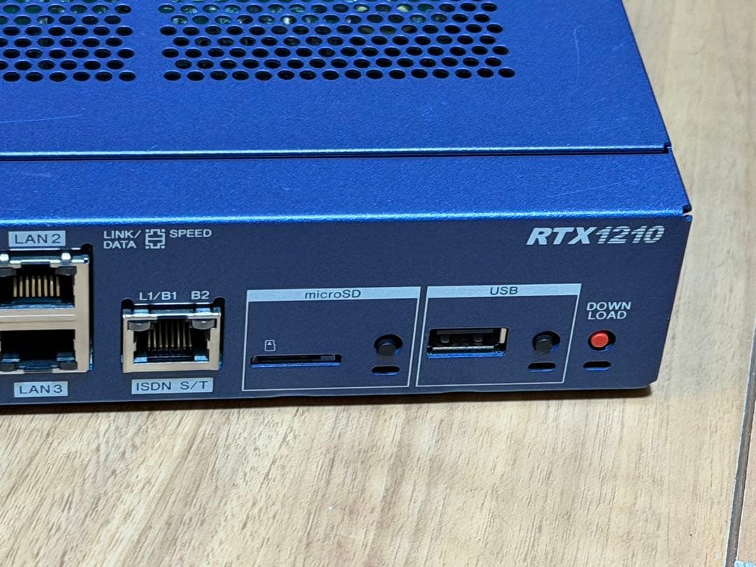 YAMAHA RTX1210 有線LANルーター 最新FW 初期化済み