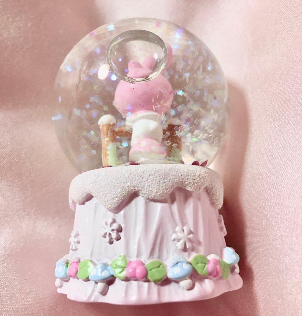 サンリオ正規品マイメロディー置き物スノードームインテリアスノーグローブ希少