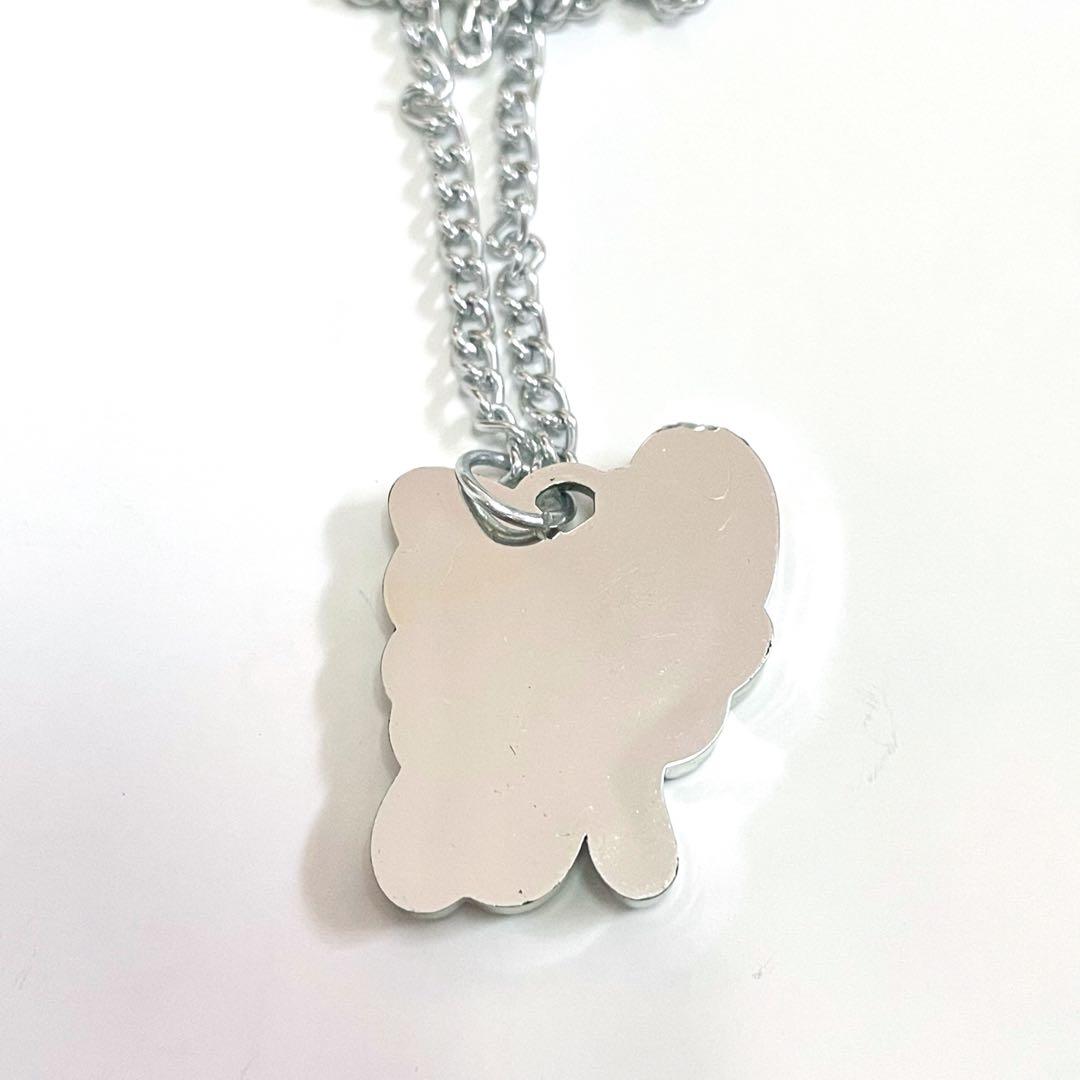 セボンスター 蝶々 ラメ シルバーメッキ