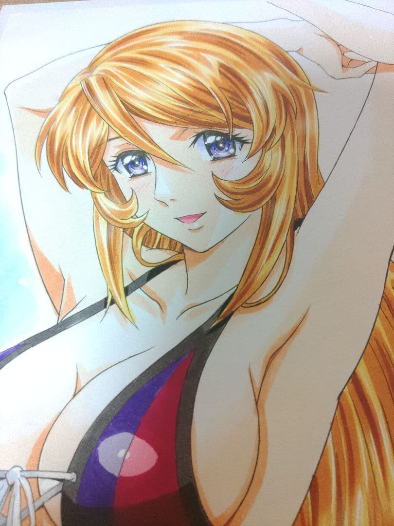 かわらじま晃　宇宙戦艦ヤマト　森雪イラスト限定品