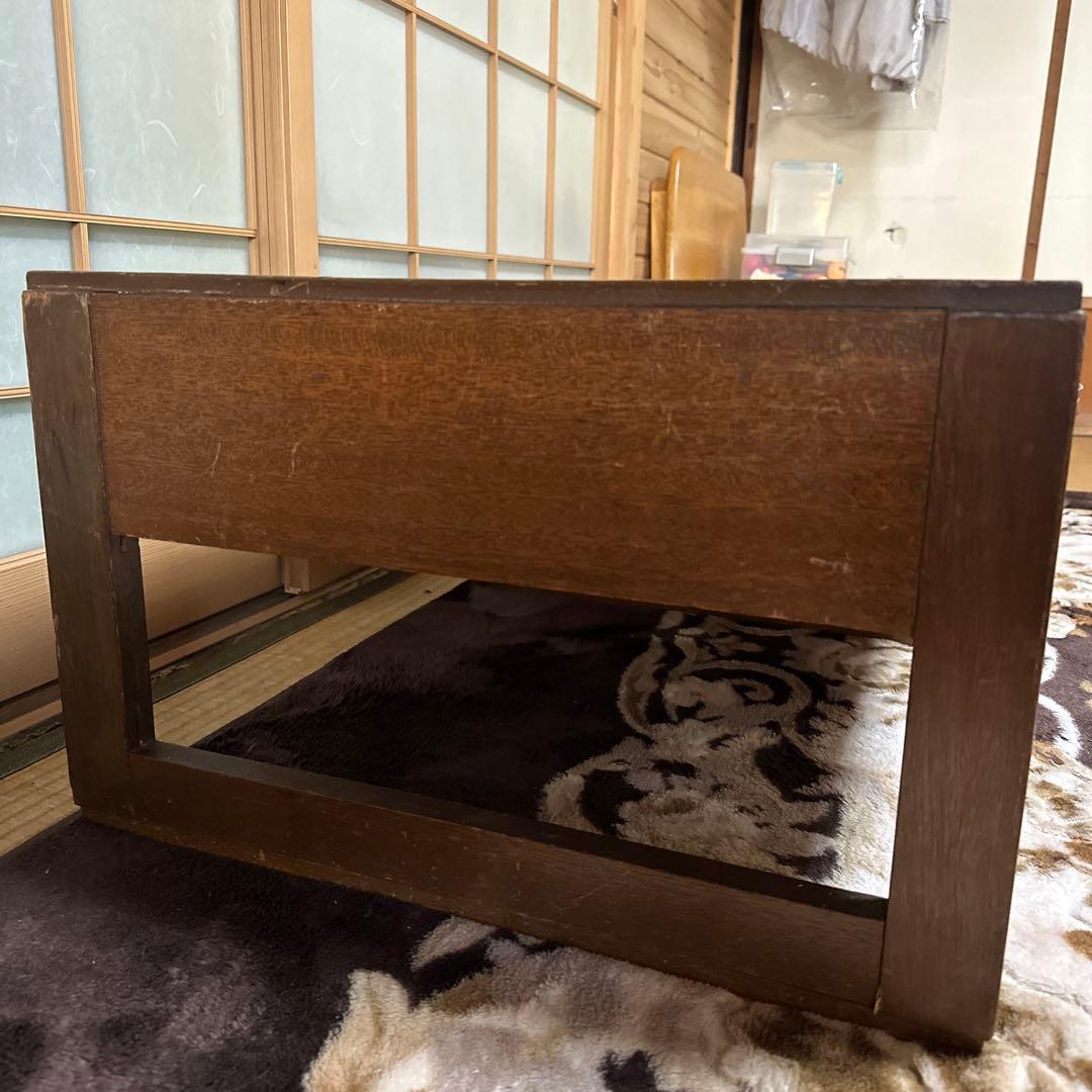 昭和レトロ　当時物　木製文机