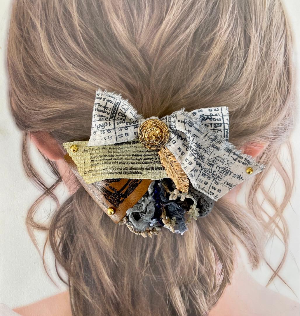 no.174 ハンドメイド✩.*˚ジャンクジャーナル風アクセサリー✩.*˚