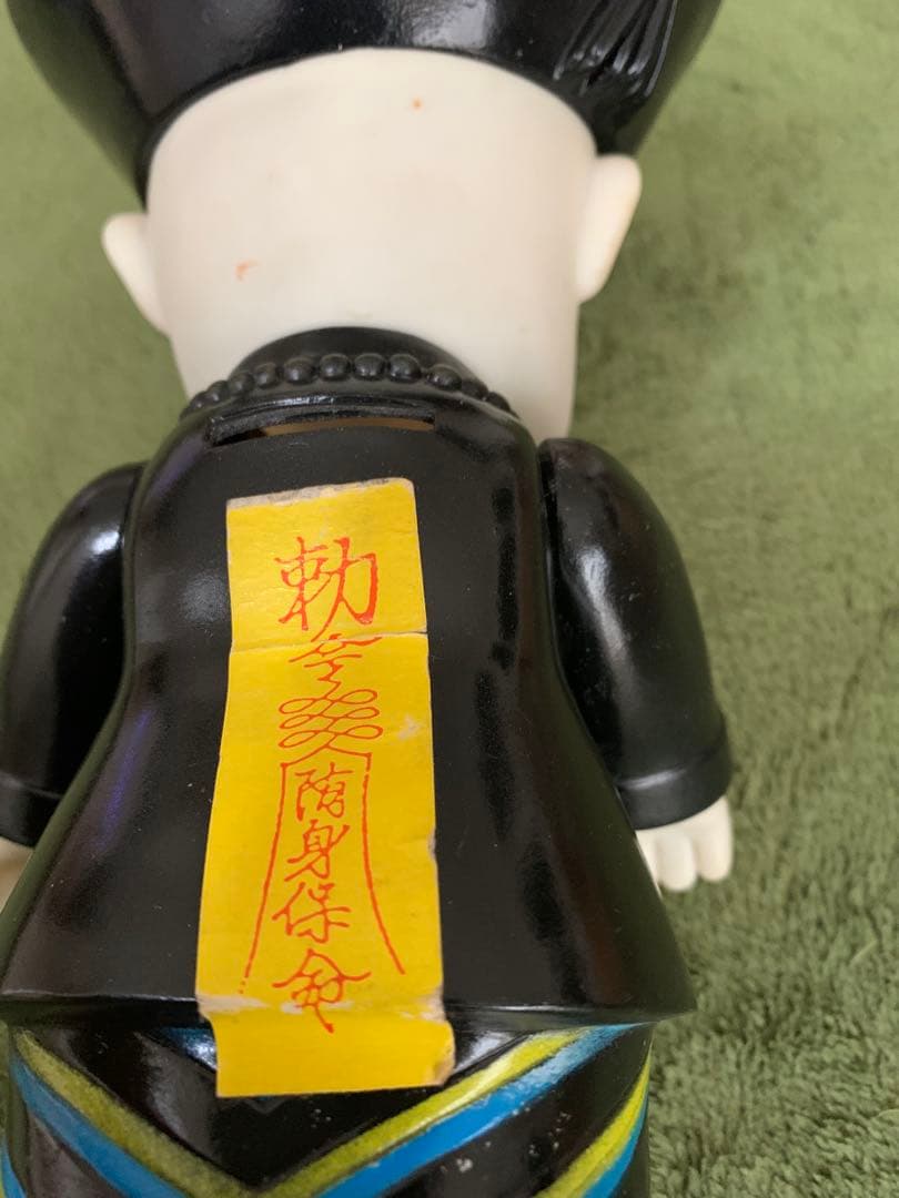 希少品　ベビーキョンシー貯金箱　ソフビ
