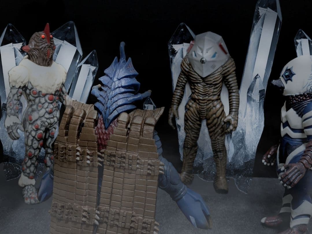 ウルトラマンメビウス テンペラー星人＆ザラブ星人＆ナックル星人＆ガッツ星人