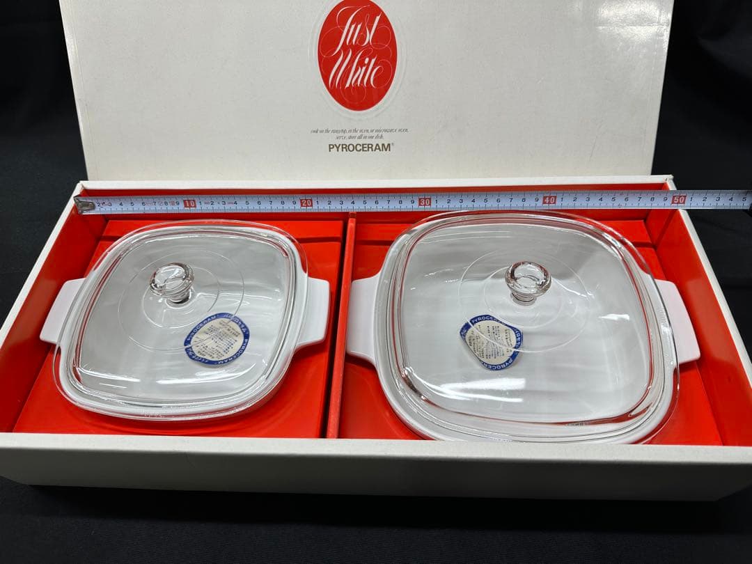 【未使用保管品】岩城硝子　PYROCERAM ジャストホワイト　ST-50K