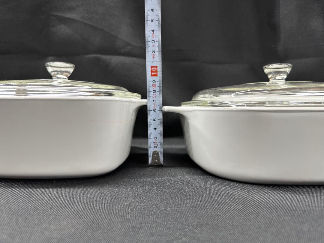 【未使用保管品】岩城硝子　PYROCERAM ジャストホワイト　ST-50K