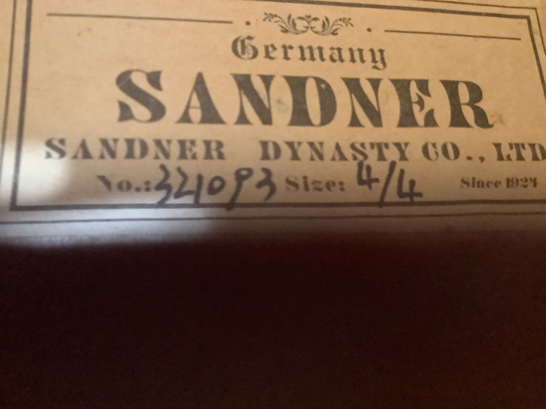 y*t様 残念なとても美しいバイオリン4／4ドイツ