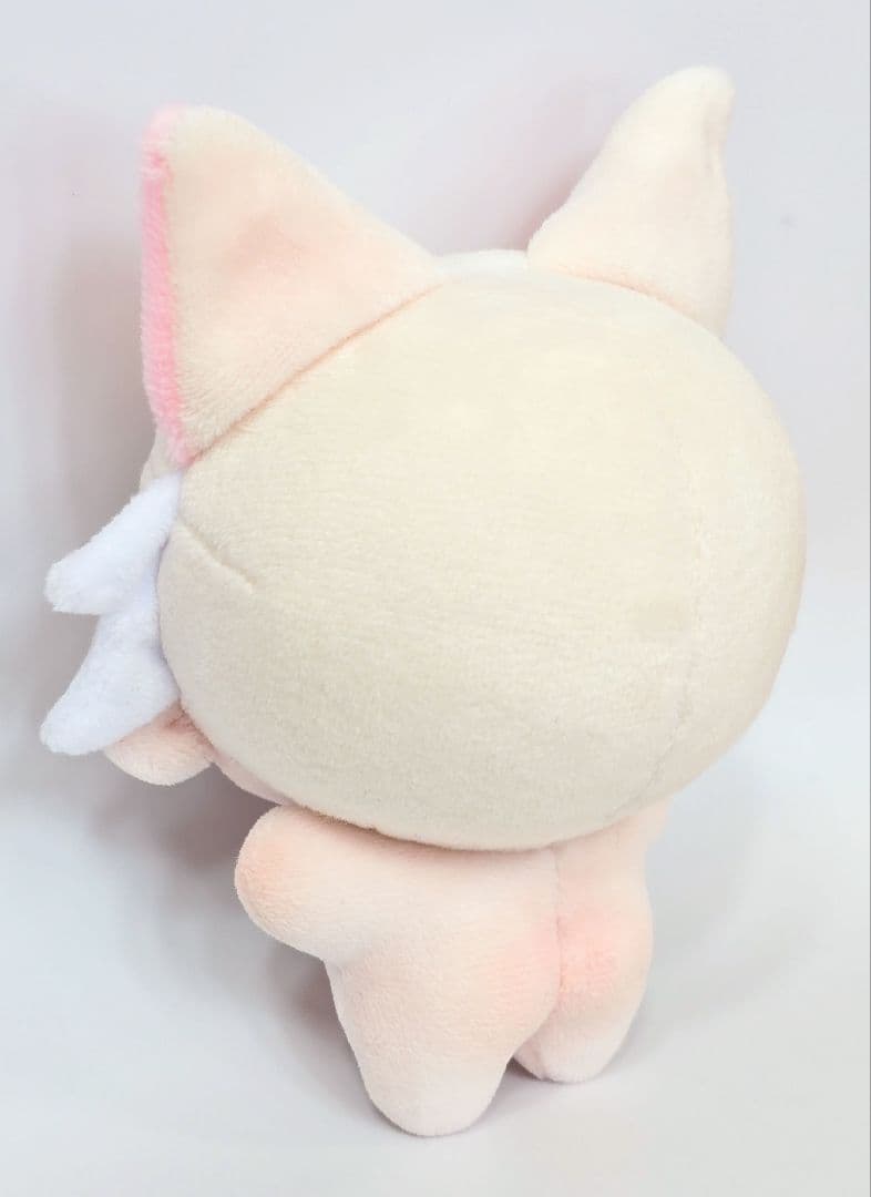 自作 無属性 ぬいぐるみ ツートンヘアのケモ耳くん 10cm