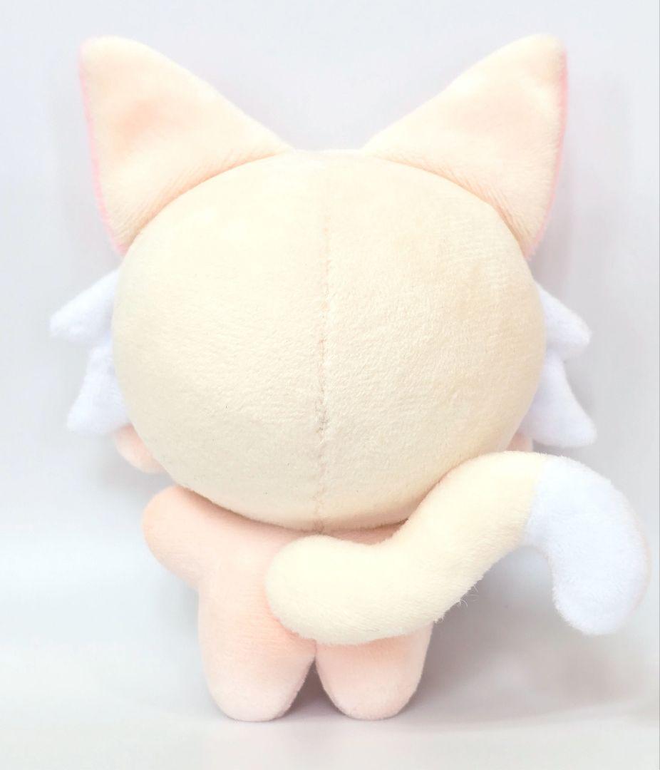 自作 無属性 ぬいぐるみ ツートンヘアのケモ耳くん 10cm
