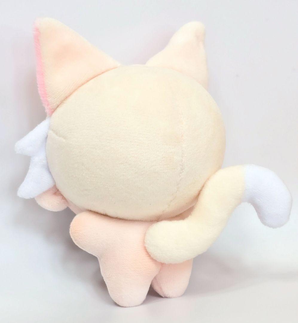 自作 無属性 ぬいぐるみ ツートンヘアのケモ耳くん 10cm