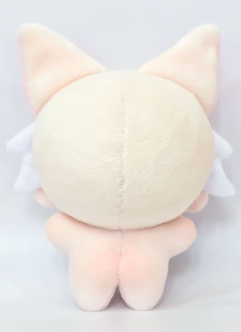 自作 無属性 ぬいぐるみ ツートンヘアのケモ耳くん 10cm