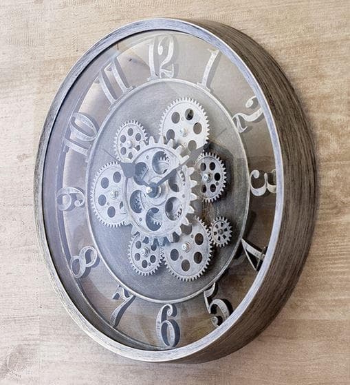 掛時計 デコラティブウォールクロック Gear シルバー RS979-SV