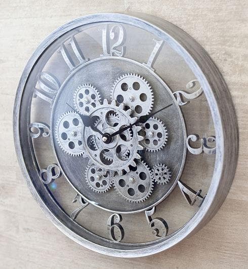 掛時計 デコラティブウォールクロック Gear シルバー RS979-SV