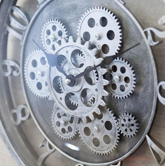 掛時計 デコラティブウォールクロック Gear シルバー RS979-SV