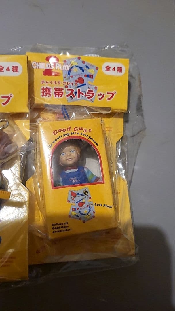 CHILD'S PLAY チャッキー ストラップフィギュア 4種セット