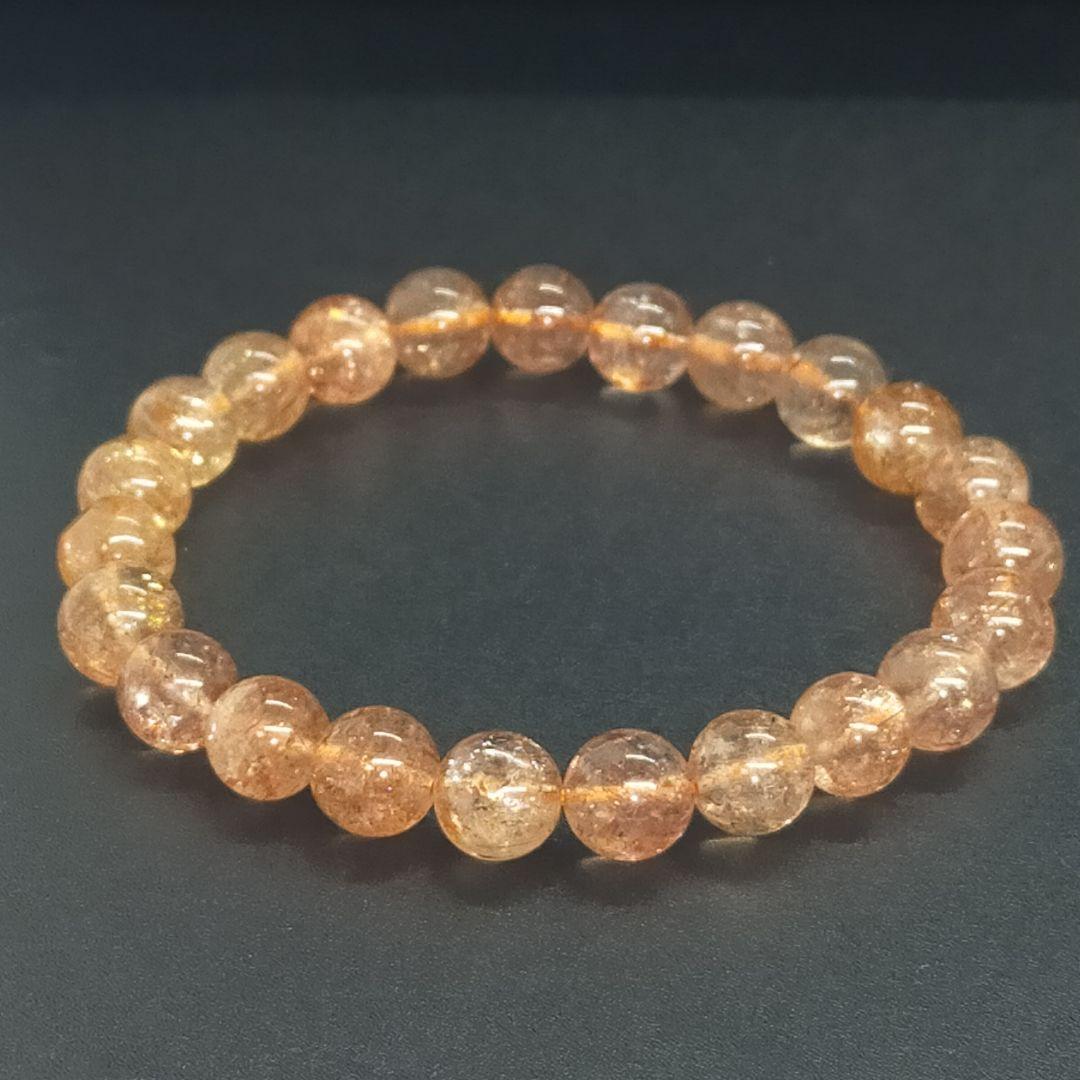 【アメリカ産】サンストーンのブレスレット