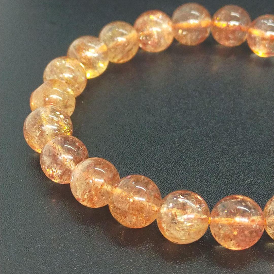 【アメリカ産】サンストーンのブレスレット