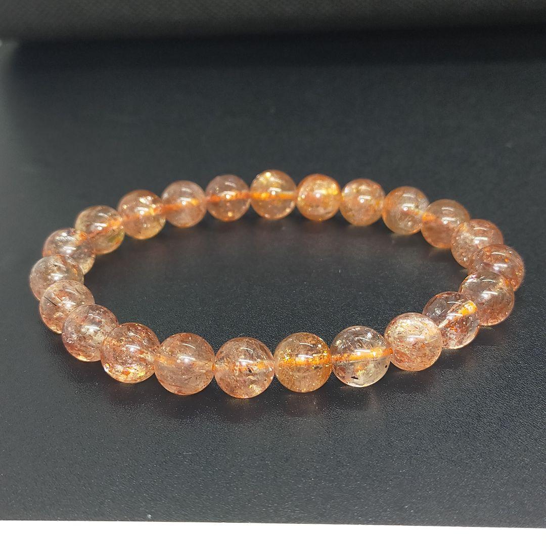 【アメリカ産】サンストーンのブレスレット