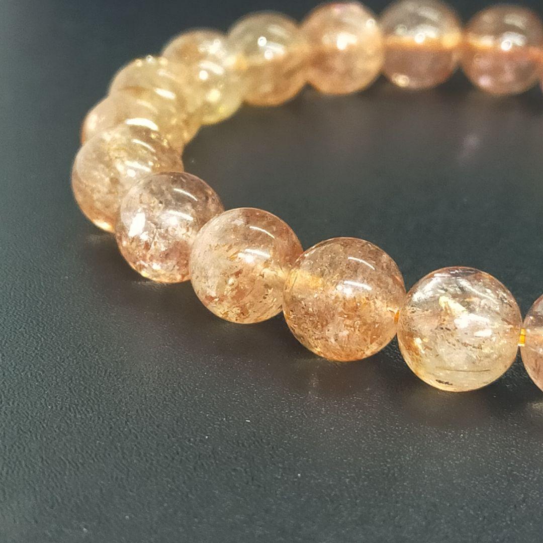 【アメリカ産】サンストーンのブレスレット