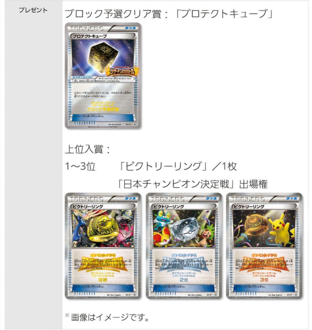 大会プロモ　プロテクトキューブ　ポケモンカード
