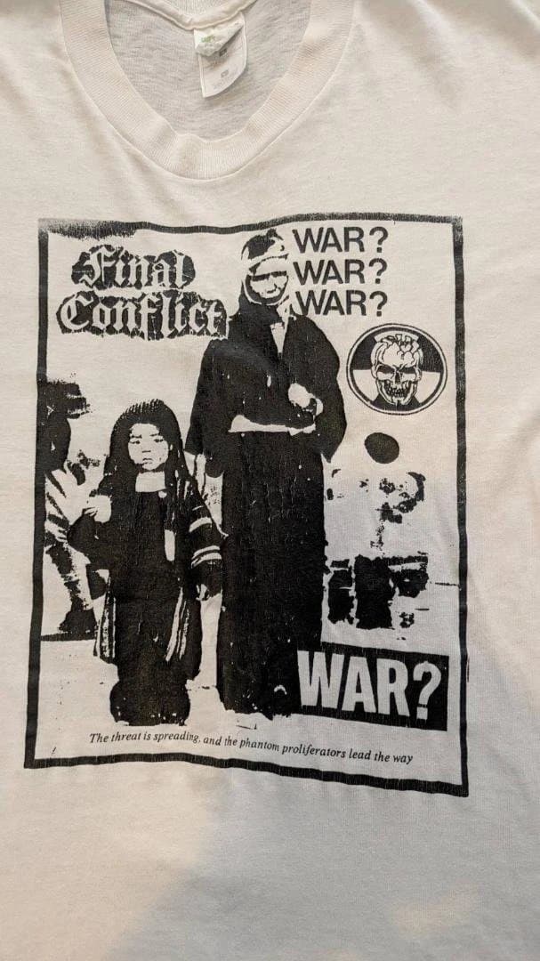 final conflict t-shirt 90年代 ビンテージ Tシャツ