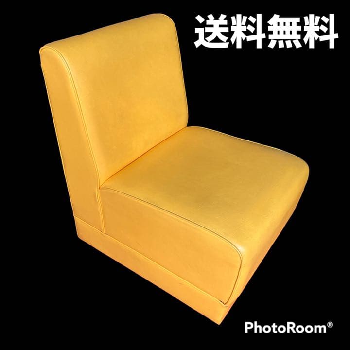黄色♦️イエロー♦️カラーソファ♦️1人掛け⭕️ビンテージ⭕️Oliver ⭕️ロカビリー