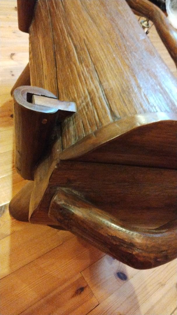 大型天然丸太家具 希少品