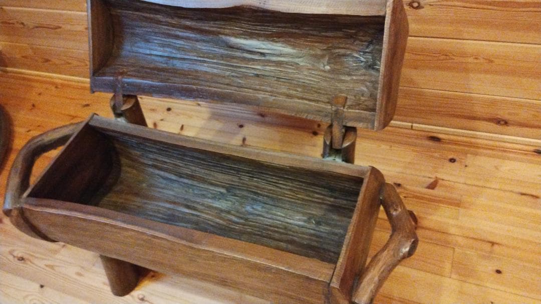 大型天然丸太家具 希少品