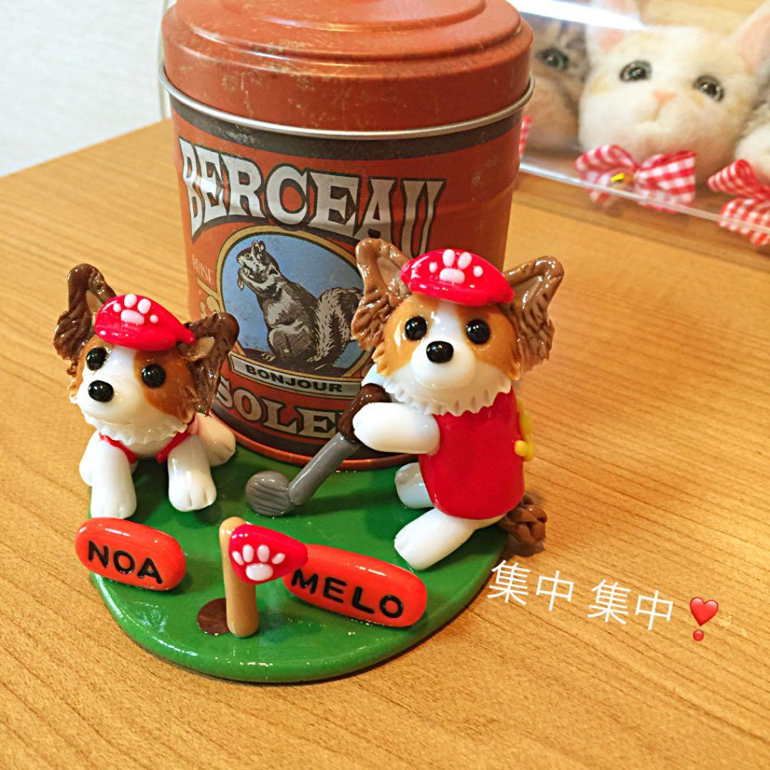 メロ・ノア様❤パピヨン ペン立て♡