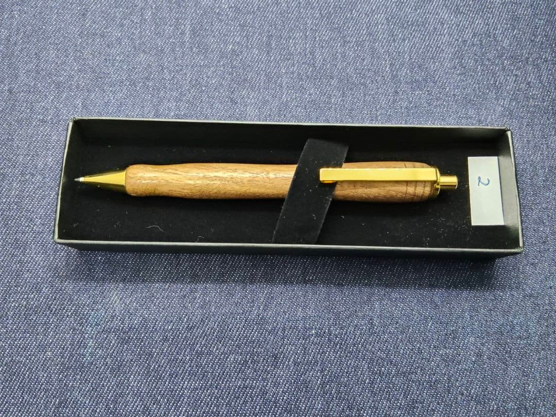 木軸シャープペン ウォルナット材　2