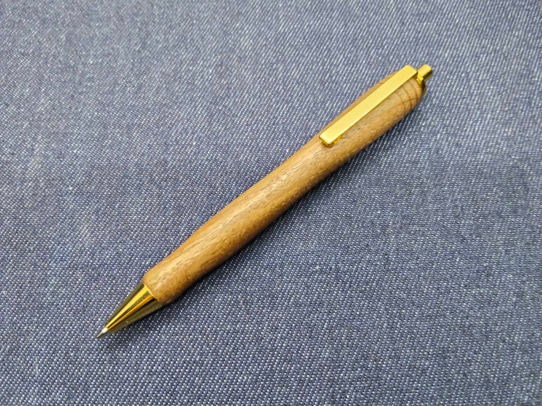 木軸シャープペン ウォルナット材　2