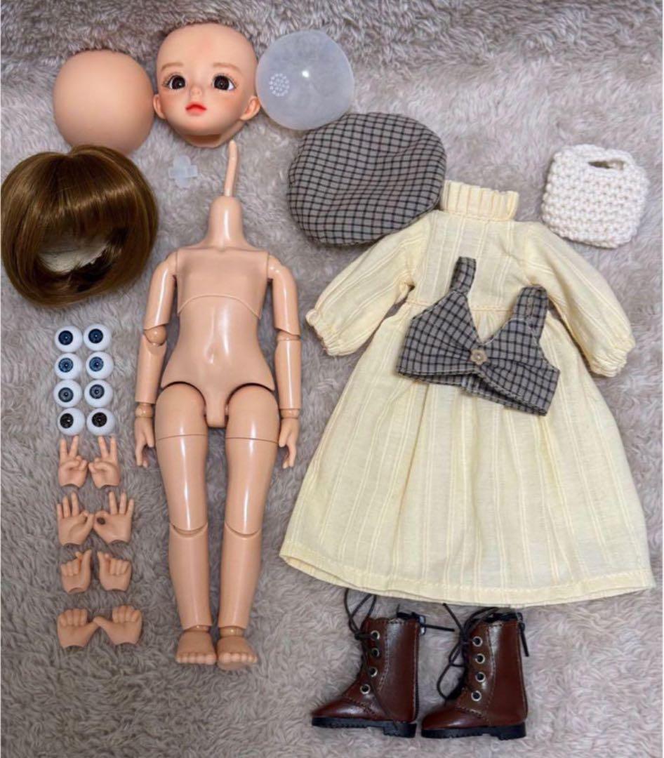 ♥リボーンドールのお友達に♥6分の1 bjdドール 球体関節人形 カスタムドール