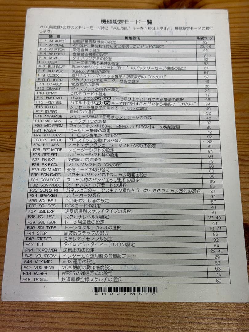 バイク用無線　FTM-10S アンテナ、ヘッドセット、取り扱い説明書付き