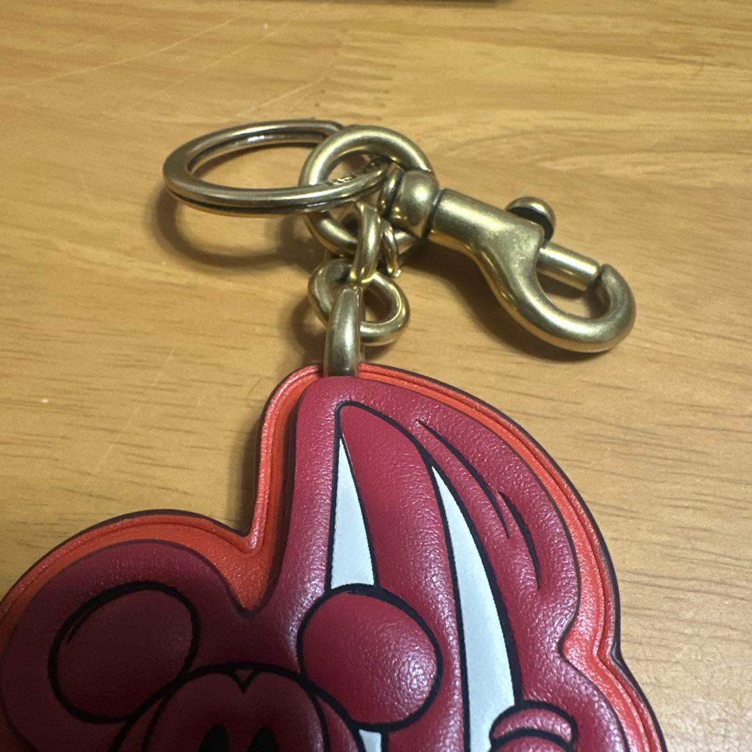 COACH コーチ×ディズニー　チャーム キーホルダー　バッグチャーム 日本限定