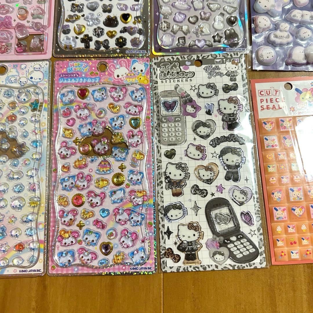 ボンボンドロップシール ジュエルプチドロップ　平成はっぴーフォン　おはじきシール