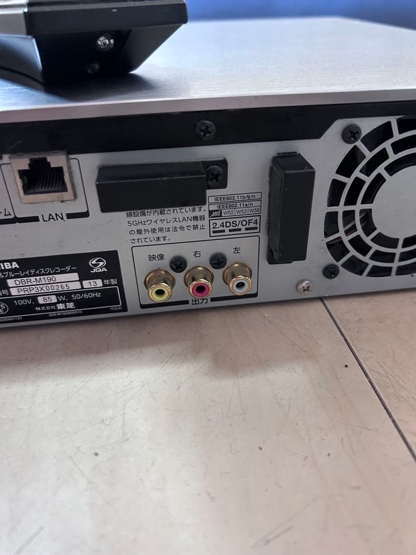 ホットワインジャンク品、REGZA DBR-M190リモコン