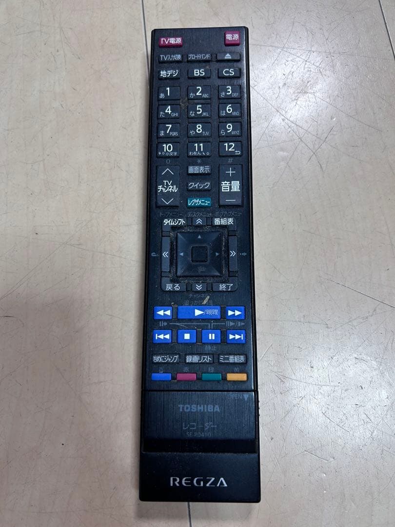 ホットワインジャンク品、REGZA DBR-M190リモコン