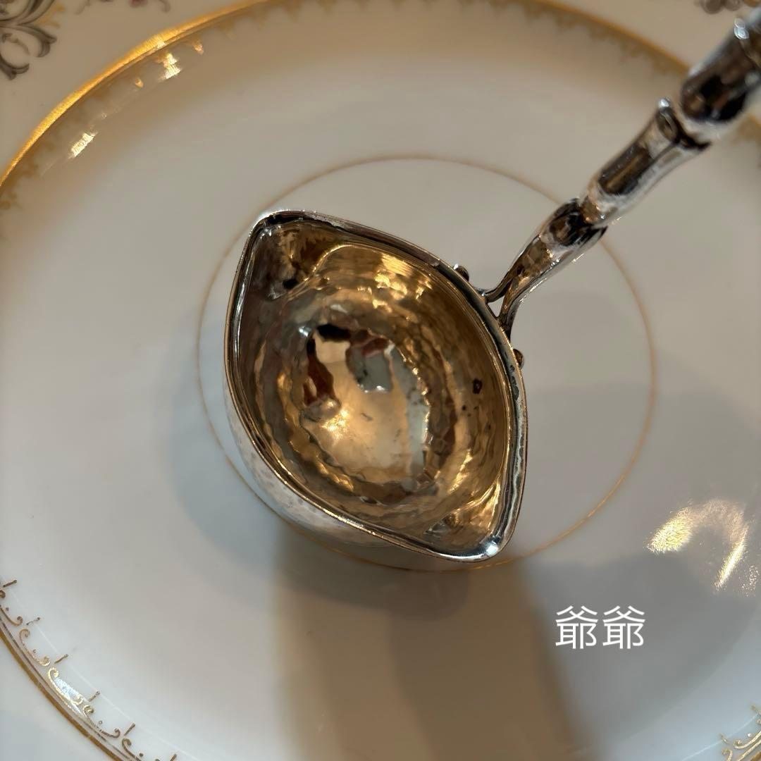  ／純銀 スターリングシルバー＋異素材／レードル「特注」