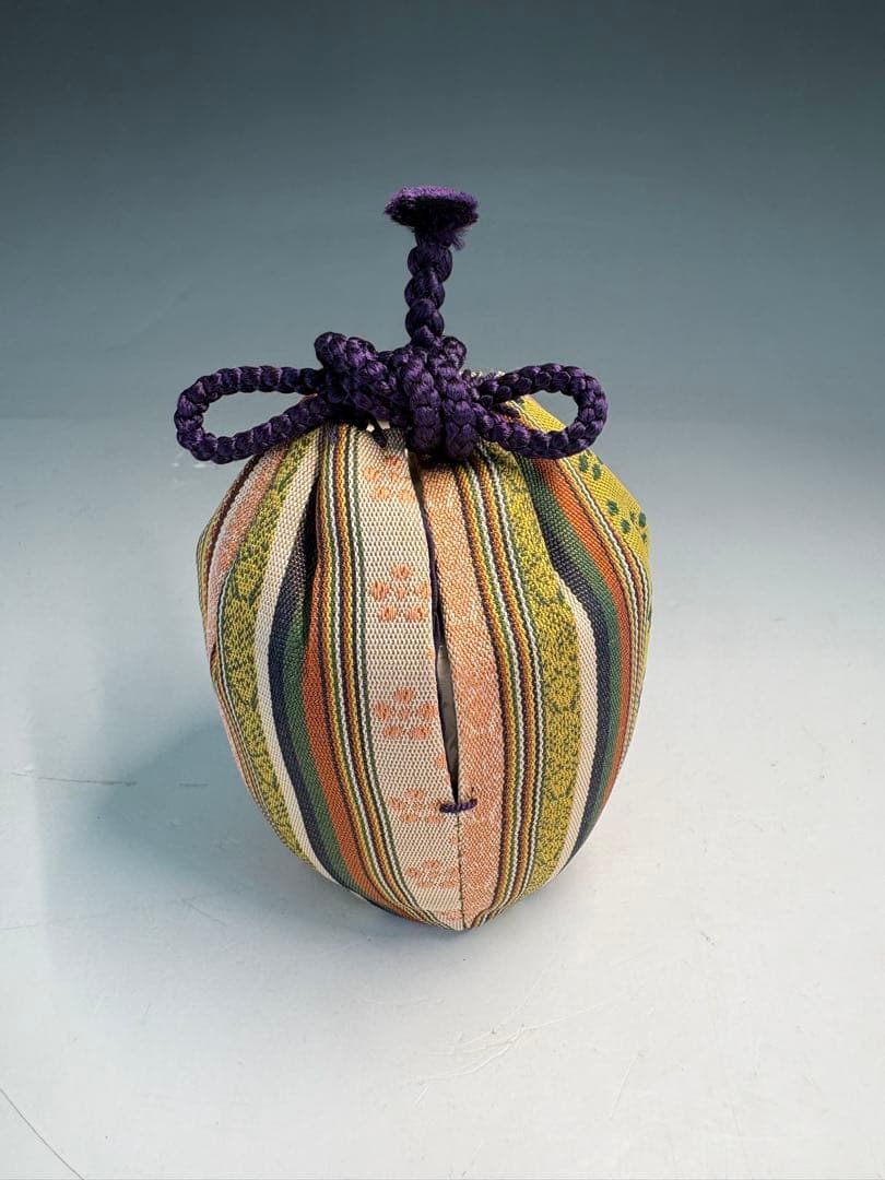 【中古品】茶道具　中村龍和造　萩茶入（共箱）