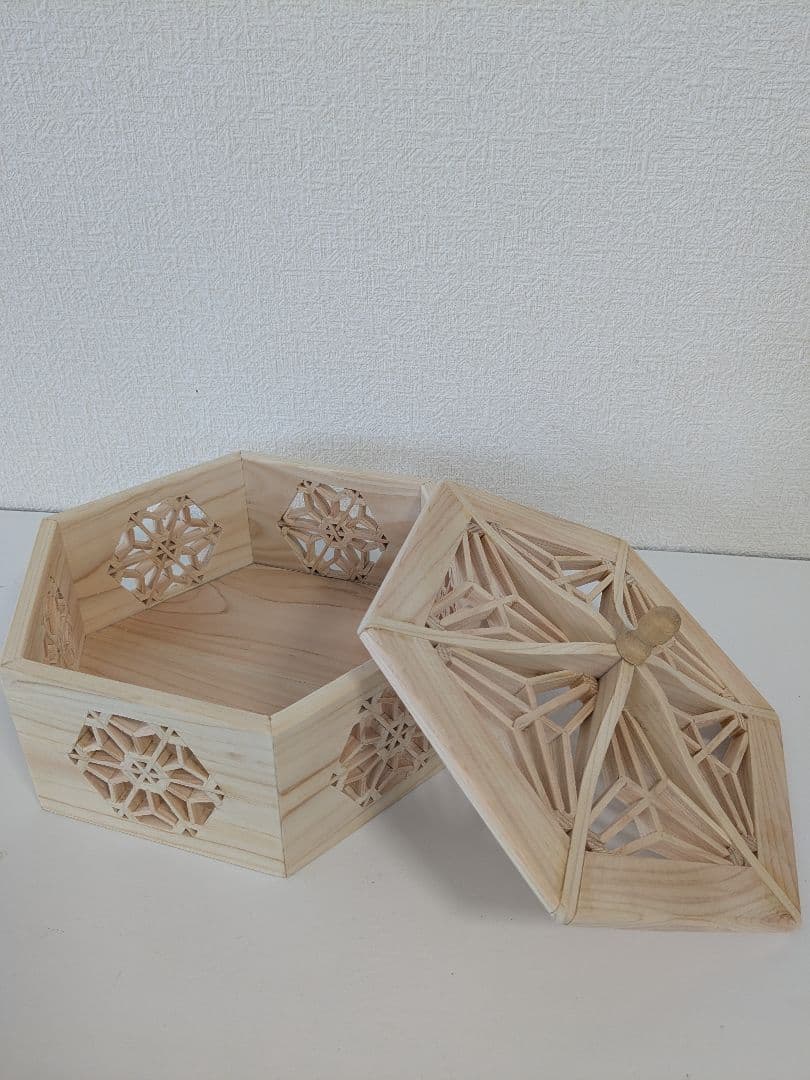 組子細工　小物入れ