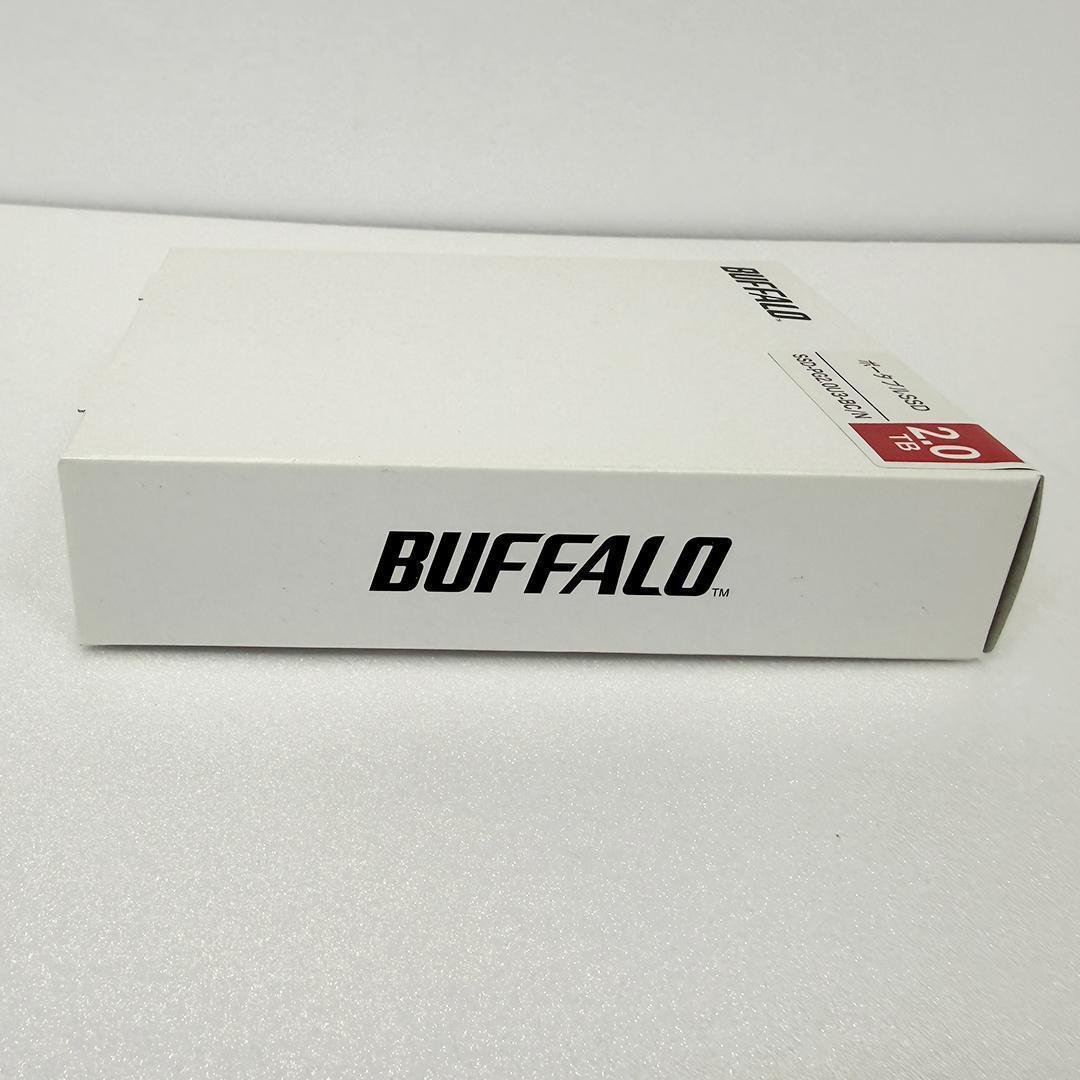 【新品】 BUFFALO 2TB ポータブルSSD SSD-PG2.0U3-BC