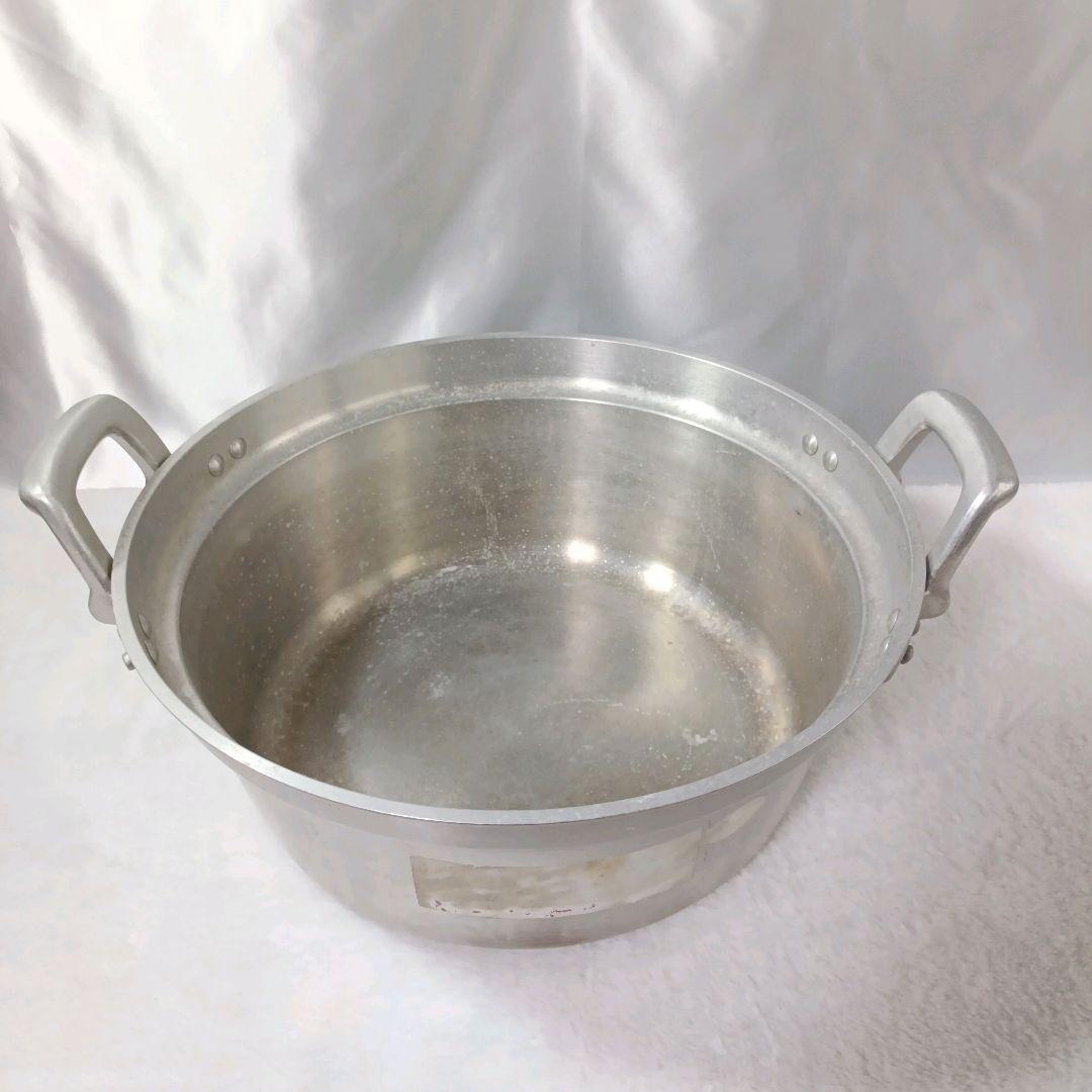【蔵出し】アルミ鍋 両手鍋 円付鍋 業務用 40cm H16cm 厨房機器
